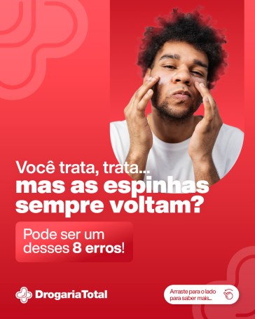 Você trata, trata... mas as espinhas sempre voltam? Pode ser um desses 8 erros!